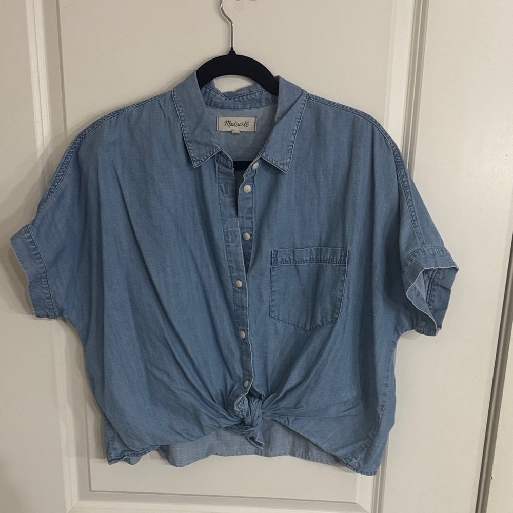 Madewell Light Blue Denim Shirt